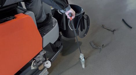 Afvalbak met grijper Hako Quick-Connect